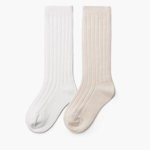 Two Goumi Organic Cotton Knee High Sock 2-Packs